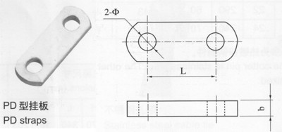 拉线金具挂板PD-7,PD-10,PD-12,PD-16,PD-20